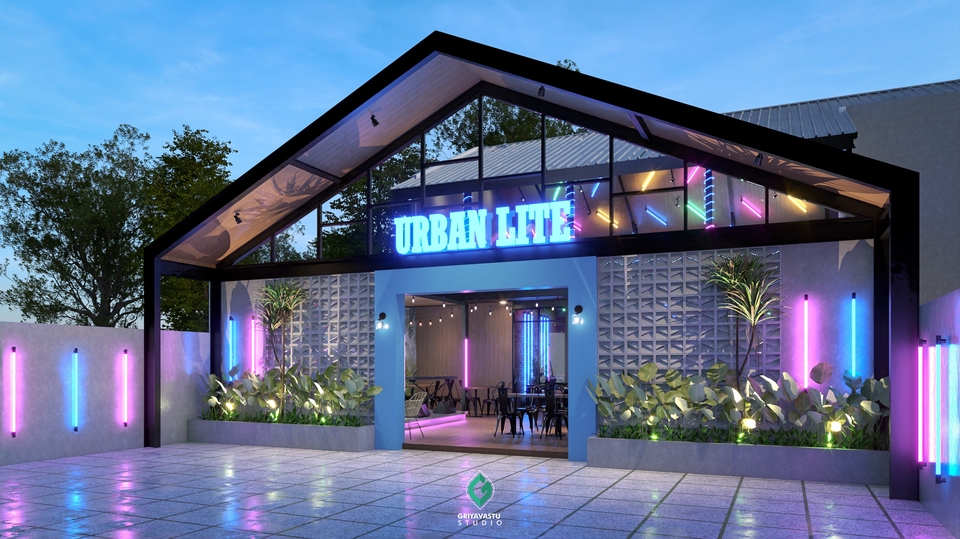 3D & Perspektif - JASA DESAIN 2D&3D (3 HARI JADI) RUMAH TINGGAL, KANTOR, RUKO, MASJID, KAFE, DLL.  - 6