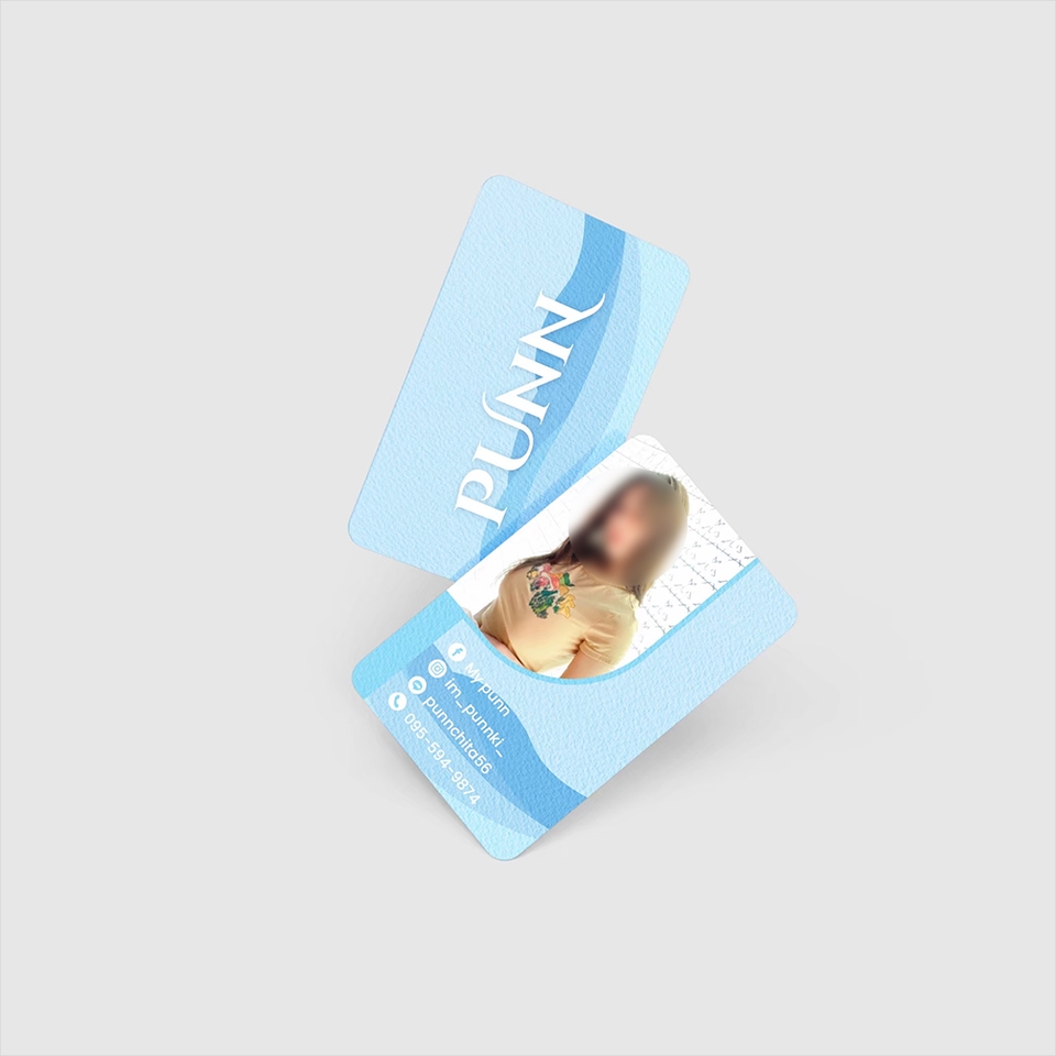 สื่อสิ่งพิมพ์และนามบัตร - ออกแบบรูปสกรีนบัตร NFC Card นามบัตรดิจิตัล - 6