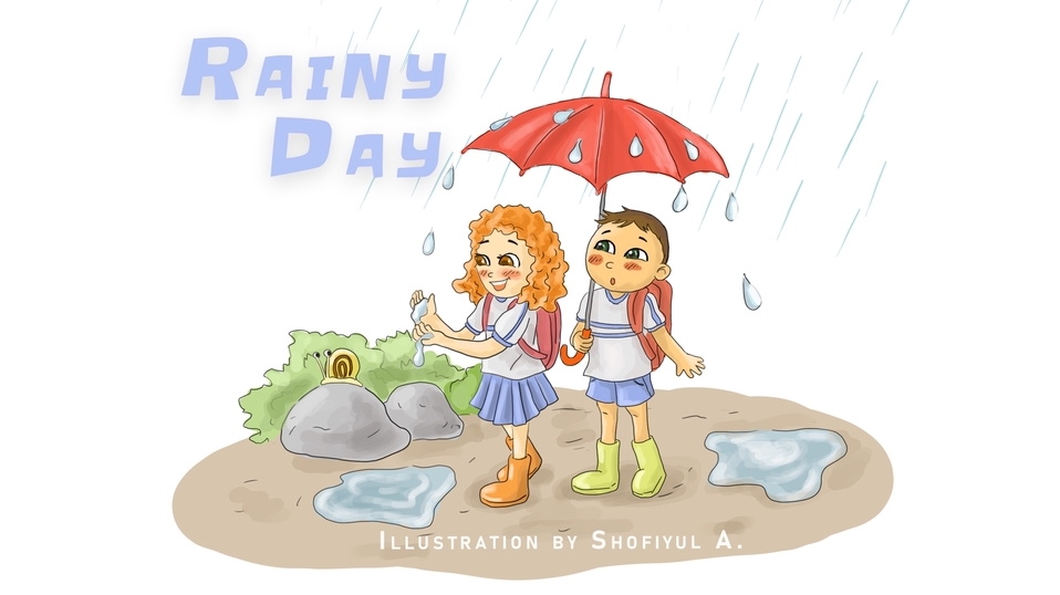 Gambar dan Ilustrasi - Custom ilustrasi lucu untuk buku anak, novel dan cover - 1