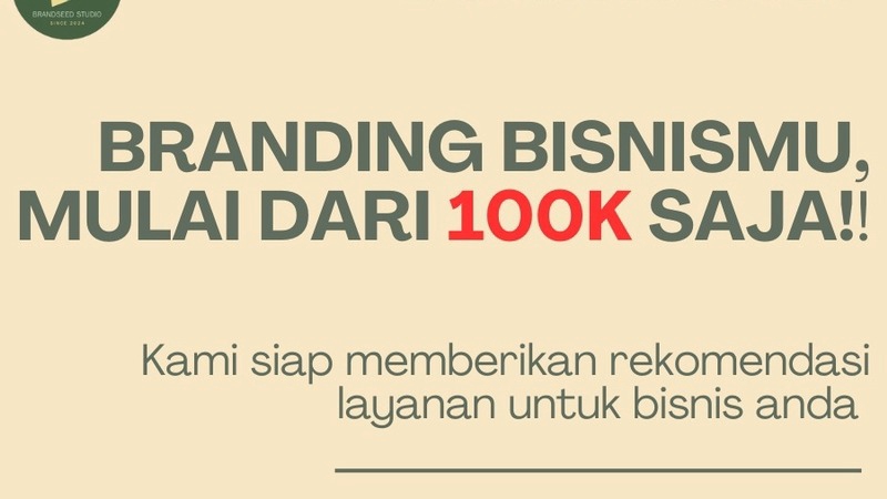 Jasa Konsultan Branding Produk dan Perusahaan - Branding bisnis (logo, konten, poster, konsultasi)
