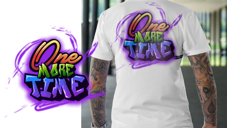 Desain Kaos & Motif - Design lettering untuk kaos simple dan keren - 2