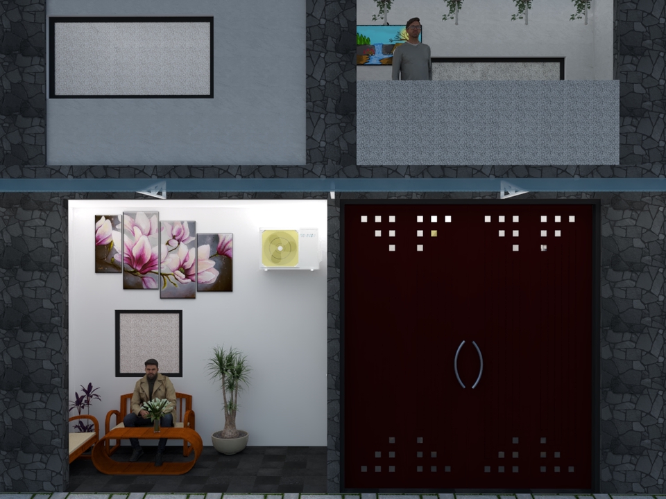 Jasa Desain Interior 3D Rumah Minimalis Modern