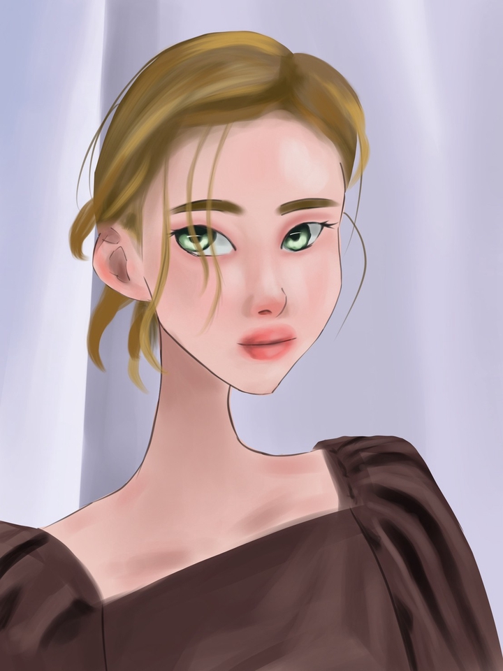 วาดภาพการ์ตูน -  วาด Portrait การ์ตูน (Digital Painting) แนว Stylized - 7