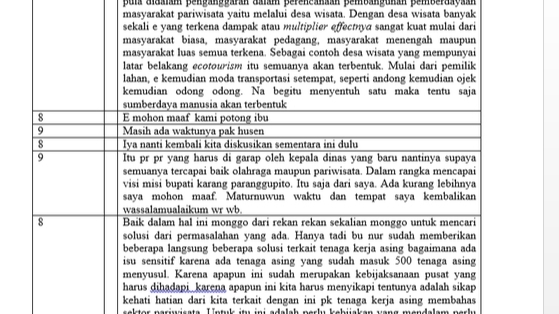 Jasa Lainnya - Jasa pengetikan transkrip wawancara & LGD, 1 hari jadi - 3