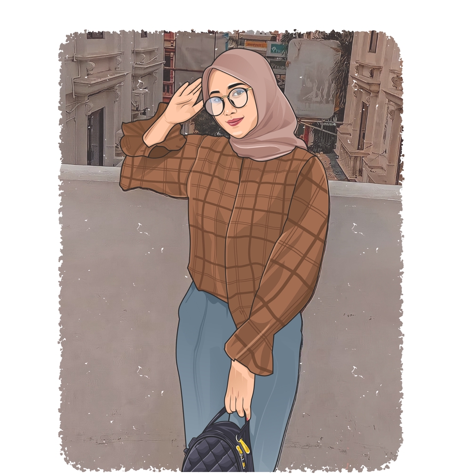 Gambar Potret - Vector wajah untuk Wisuda, Profil, Kado - 5