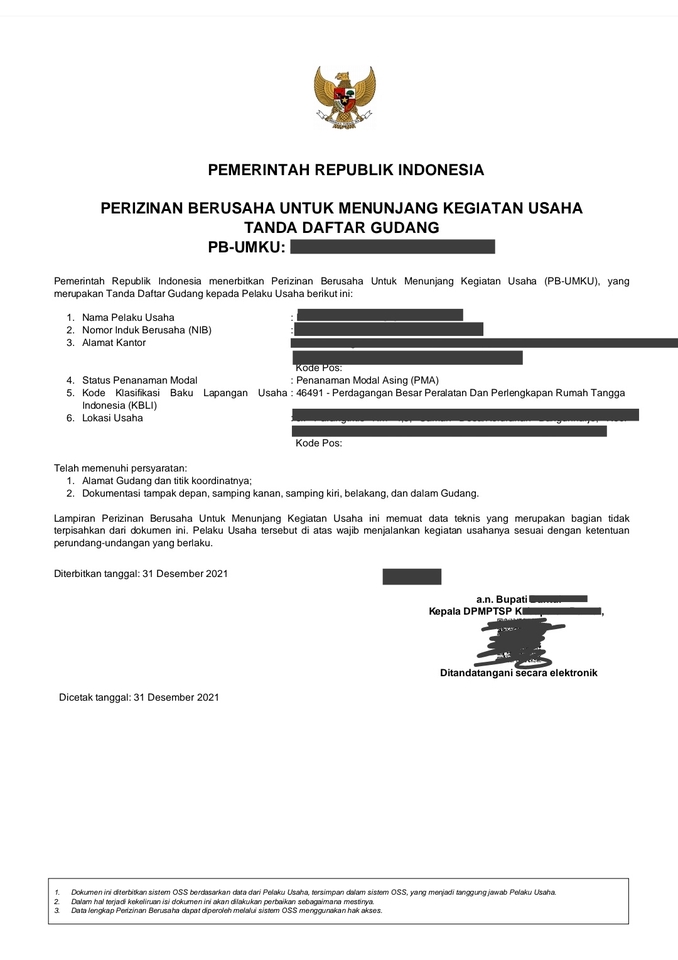 Izin Usaha Menunjang Kegiatan Usaha PB-UMKU, Perizinan, Legalitas Perusahaan, Pengurusan Legalitas, Layanan Konsultasi Hukum, Pengacara, Jasa Legal Online, Konsultan Hukum, Hukum Online, Dokumen Legal, Perizinan Legalitas, Pengacara Online