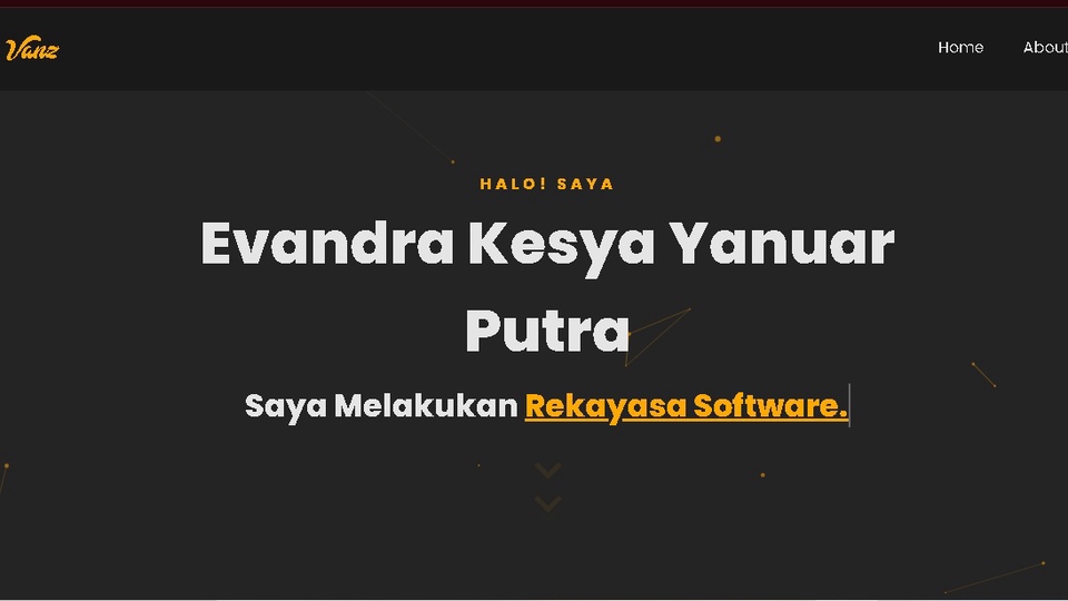 Jasa pembuatan website profesional untuk Evandra Kesya Yanuar Putra, ahli website development,  buat website custom  harga pembuatan website murah.