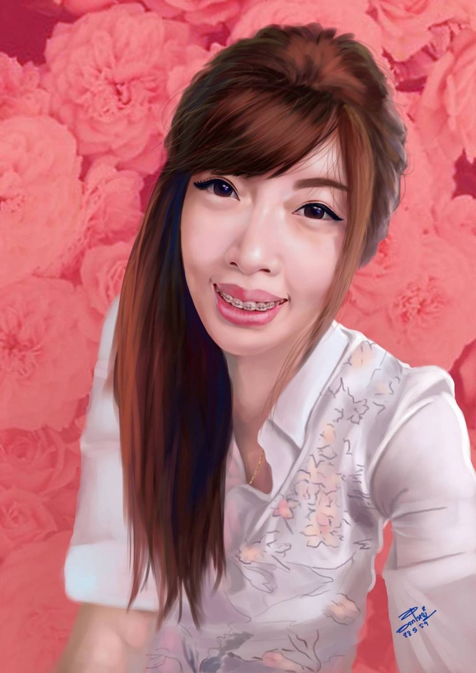 วาดภาพเหมือน Portrait - วาดภาพเหมือน ด้วยเทคนิค Digital Painting - 13
