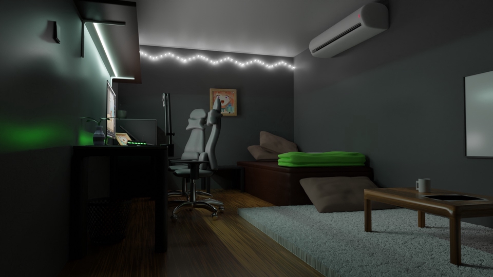 Berbagai Jasa Desain 3D Eksterior (Exterior) - Lowpoly 3D Asset & Enviroment (Blender)