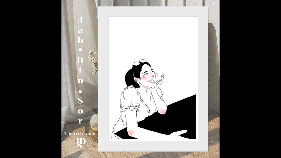 วาดภาพเหมือน Portrait - รับวาดภาพ ลายเส้น - ภาพสี - 11