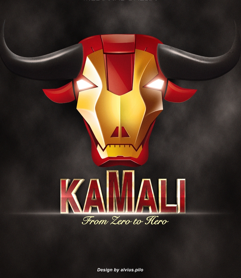 Logo Kamali, desain logo keren dengan konsep banteng besi, logo perusahaan, buat logo online, desain logo online, jasa desain logo, logo perusahaan.