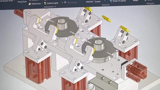 เขียนแบบวิศวกรรมและออกแบบโครงสร้าง - เขียนแบบทางวิศวกรรม 2D & 3D โดยโปรแกรม Inventor & Solidwork - 8