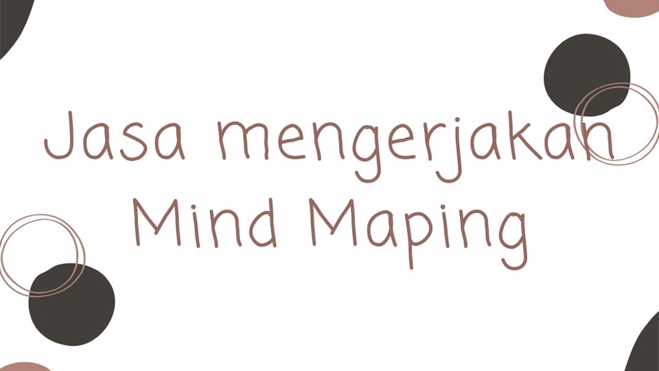 Jasa Lainnya - Mind Mapping - 1