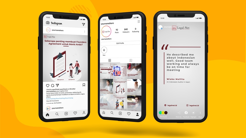 Banner Online - Desain Instagram Feeds & Story Untuk Berbagai Akun Instagram Bisnis - 5