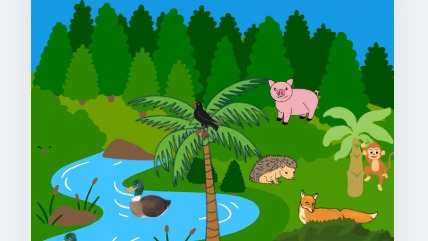 Jasa Ilustrasi Hewan Kartun: Gambar ilustrasi lucu hewan di alam, cocok untuk buku anak, desain karakter, atau keperluan lainnya. Ilustrasi digital hewan, gambar kartun binatang.