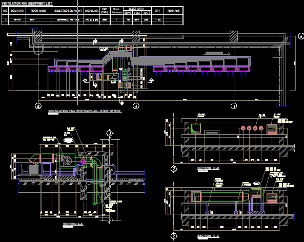 CAD Drawing - Mechanical & Electrical Desain Gambar 2D MEP M.E - 17