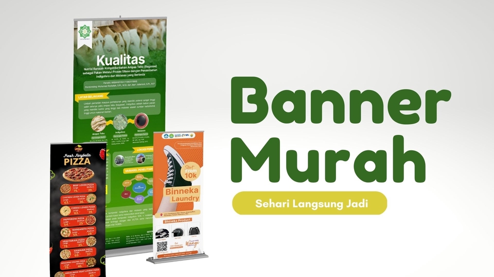 Digital Printing - X Banner Paling Murah dan Berkualitas - 1