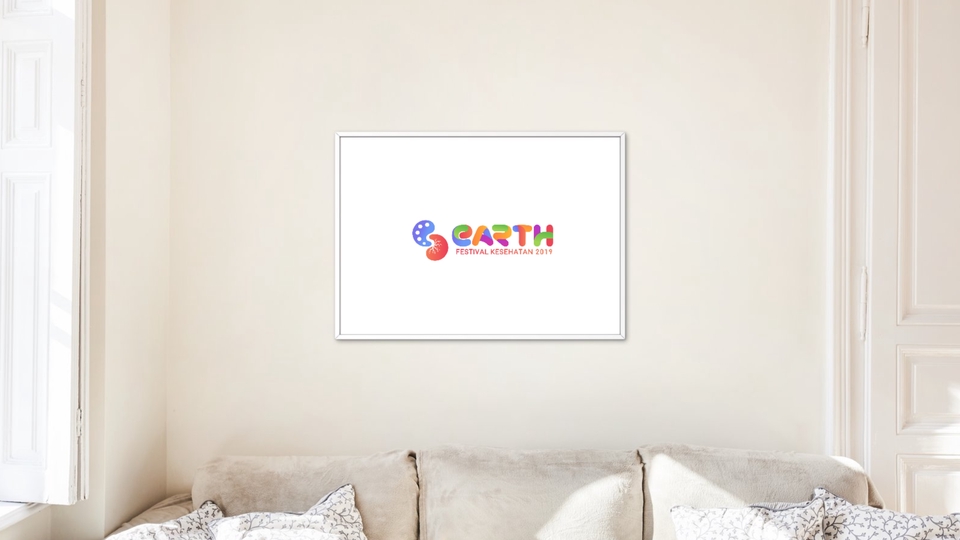 Jasa desain logo profesional dengan logo berwarna warni dengan kata CARTH.