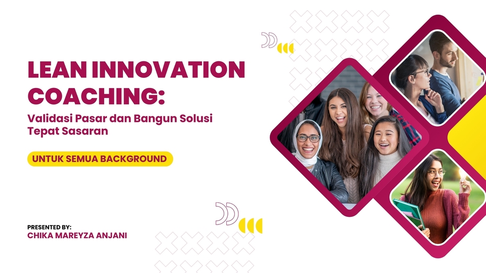 Jasa Konsultan Bisnis untuk Startup dan UKM - Lean Innovation Coaching: Validasi Pasar dan Bangun Solusi Tepat Sasaran
