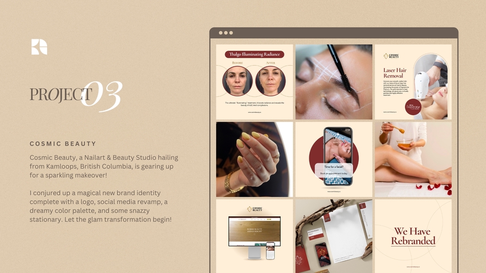 Jasa desain banner Instagram untuk bisnis kecantikan, desain banner promosi instagram, desain feed instagram.
