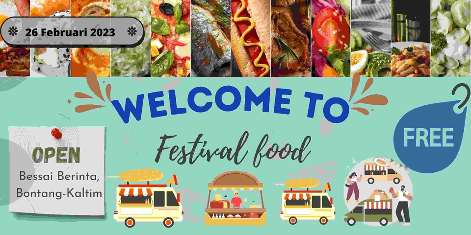 Banner Online - JASA DESAIN BANNER FESTIVAL FOOD - 2