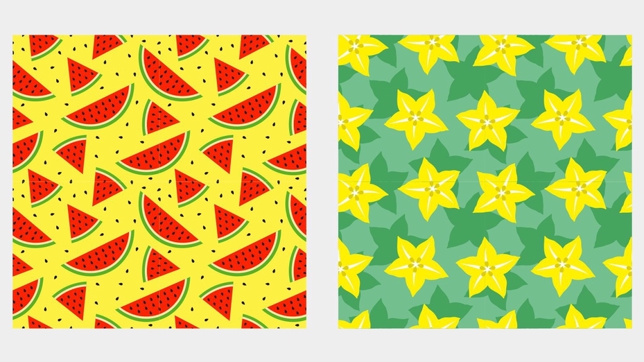 Gambar dan Ilustrasi - Seamless Pattern Flat Design Style (Gambar/Pola Berulang) - 9