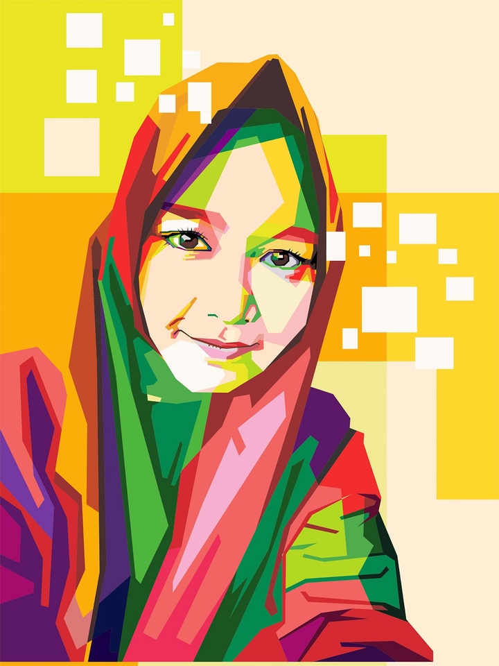 Gambar dan Ilustrasi - Mendesain Foto Menjadi WPAP Dalam Waktu 24 Jam. WPAP Cocok Buat Hadiah - 7