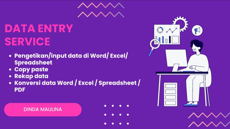 Jasa Data Entry Freelance -  Input data di Word, Excel dan Spreadsheet, copy paste,  rekap data dan konversi data dari Word, Excel ke Spreadsheet  dengan format PDF.