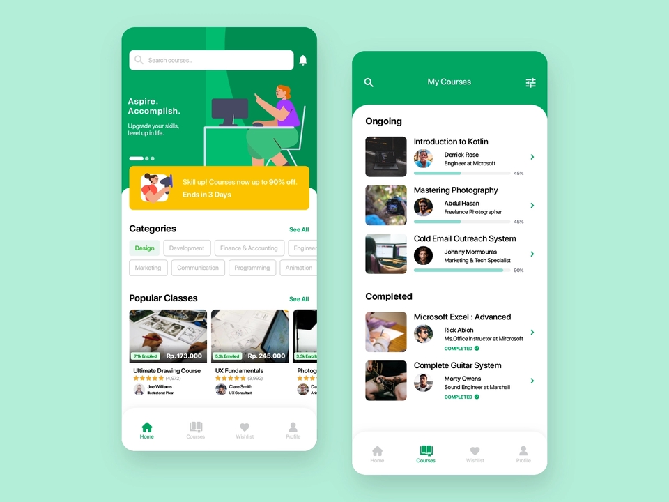 UI & UX Design - Design Mobile App / Aplikasi Mobile (UI/UX) - 4