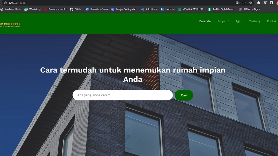 Jasa Pembuatan Website Terbaik dan Profesional - Website Penjualan Properti 