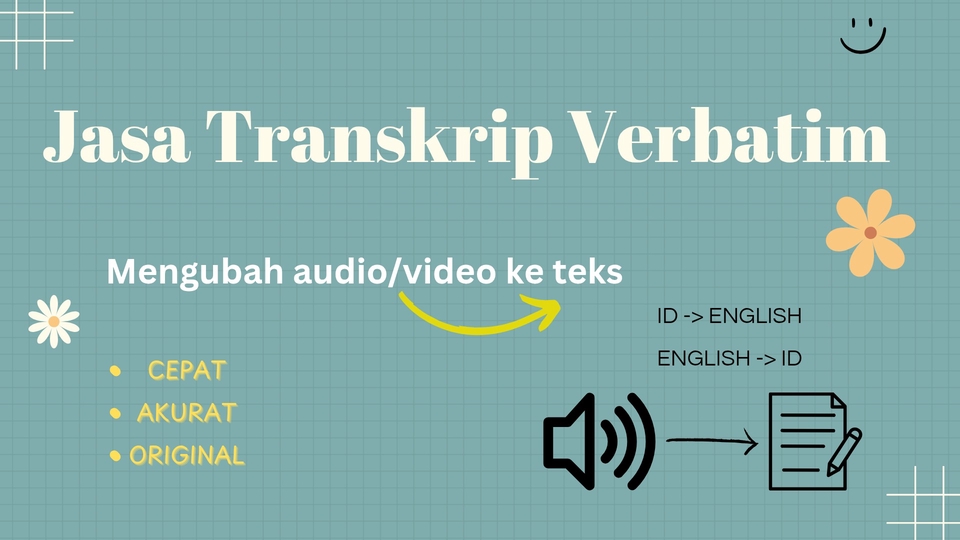 Jasa Transkrip Audio Rekaman Wawancara - Jasa Verbatim Audio, Podcast menjadi Teks