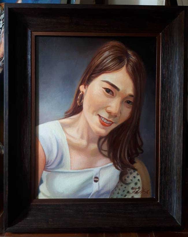 วาดภาพเหมือน Portrait - วาดภาพเหมือนสีน้ำมัน [ไม่เหมือนยินดีคืนเงิน]  - 4