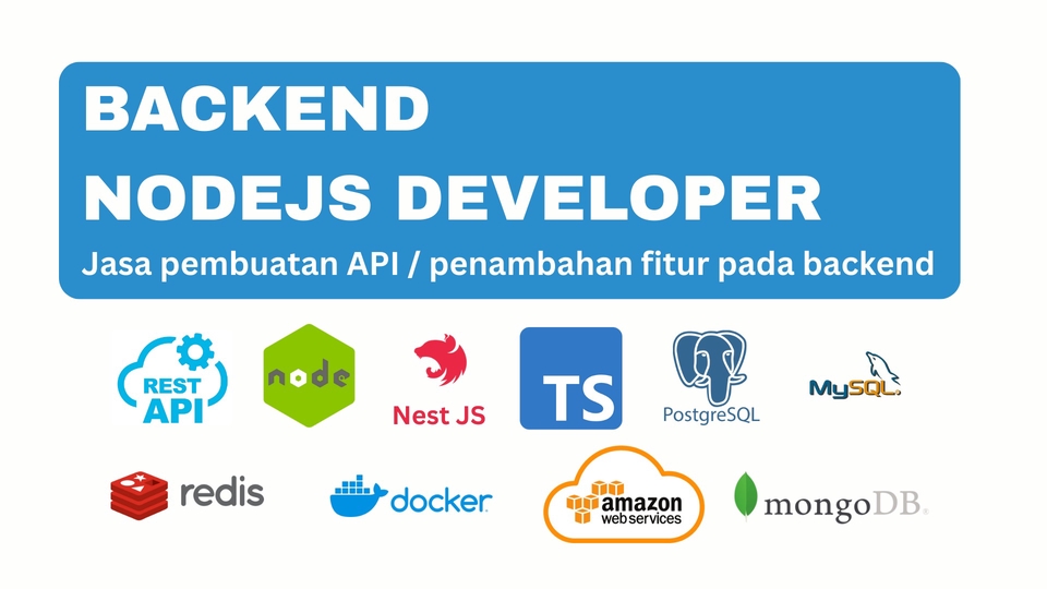 Jasa Pembuatan Website Terbaik dan Profesional - Pembuatan & Pengembangan Backend menggunakan NodeJS/NestJS/Typescrypt