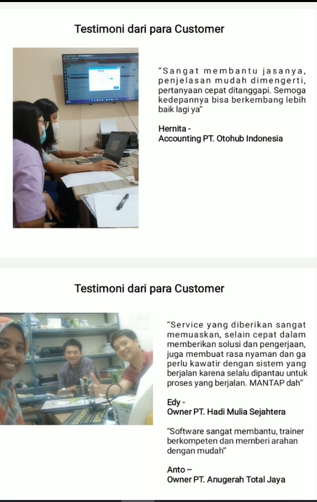 Akuntansi dan Keuangan - Pembuatan laporan keuangan perusahan dan analisa, Setting dan training software akuntansi (Accurate) - 7