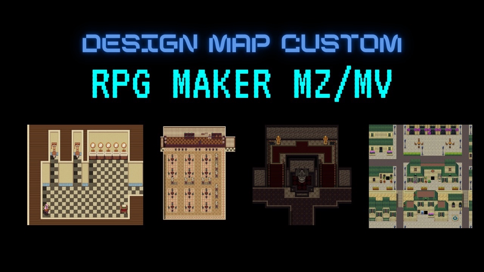 Jasa Lainnya di Web dan Pemrograman - Saya akan buatkan design map custom untuk game RPG Maker MV dan MZ