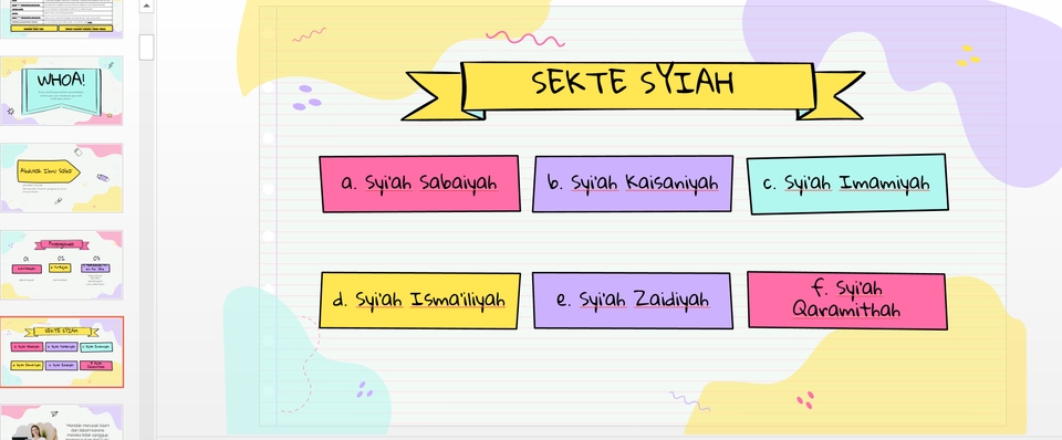 Jasa Pengetikan Online - Sekte Syiah: Syiah Saba'iyah, Syiah Kaisaniyah, Syiah Imamiyah, Syiah Ismailiyah, Syiah Zaidiyah, Syiah Qaramitah