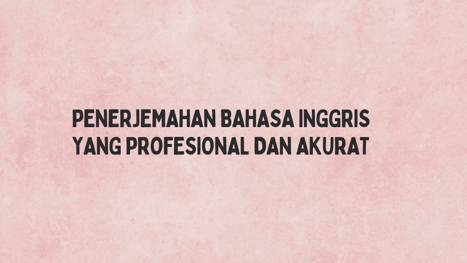 Penerjemahan - Menerjemahkan Bahasa Inggris - 3