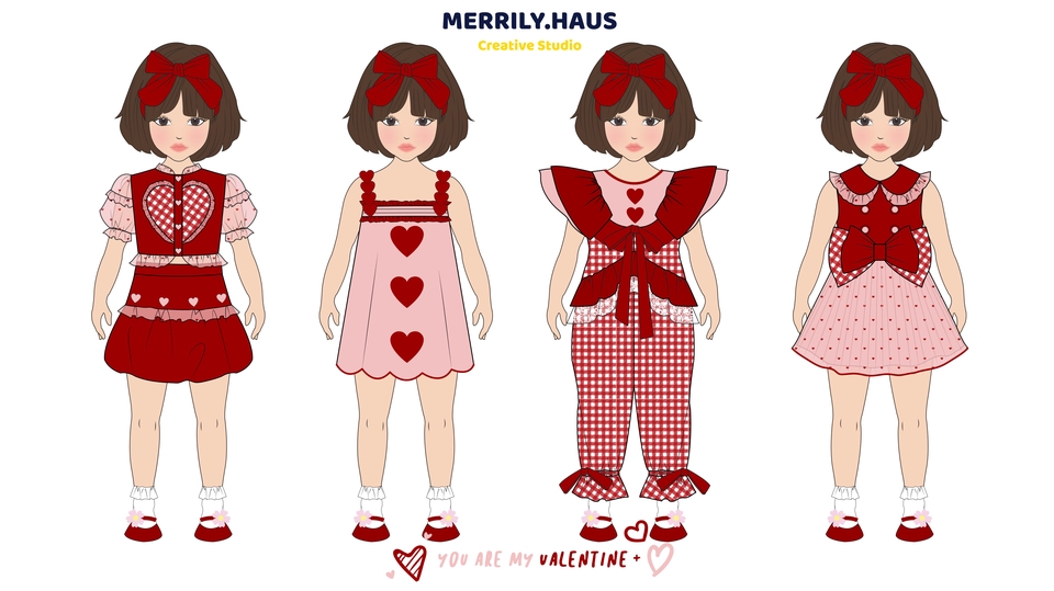 วาด/ออกแบบแพทเทิร์นเสื้อผ้า - ออกแบบเสื้อผ้าแฟชั่น เสื้อผ้าเด็ก ชุดยูนิฟอร์ม ชุดพริตตี้ MC เสื้อผ้าสัตว์เลี้ยงฯ - 24