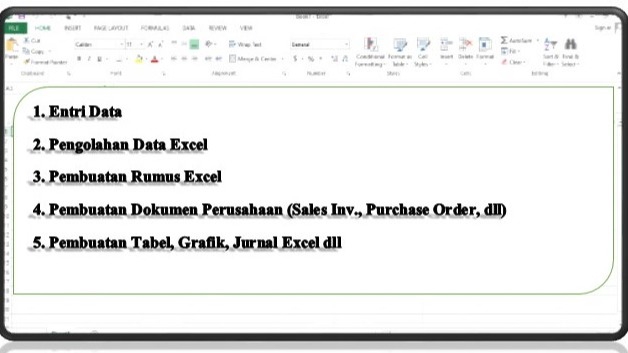 Entri Data - Entri Data Excel, Pengolahan Data dan Formulasi Excel - 1