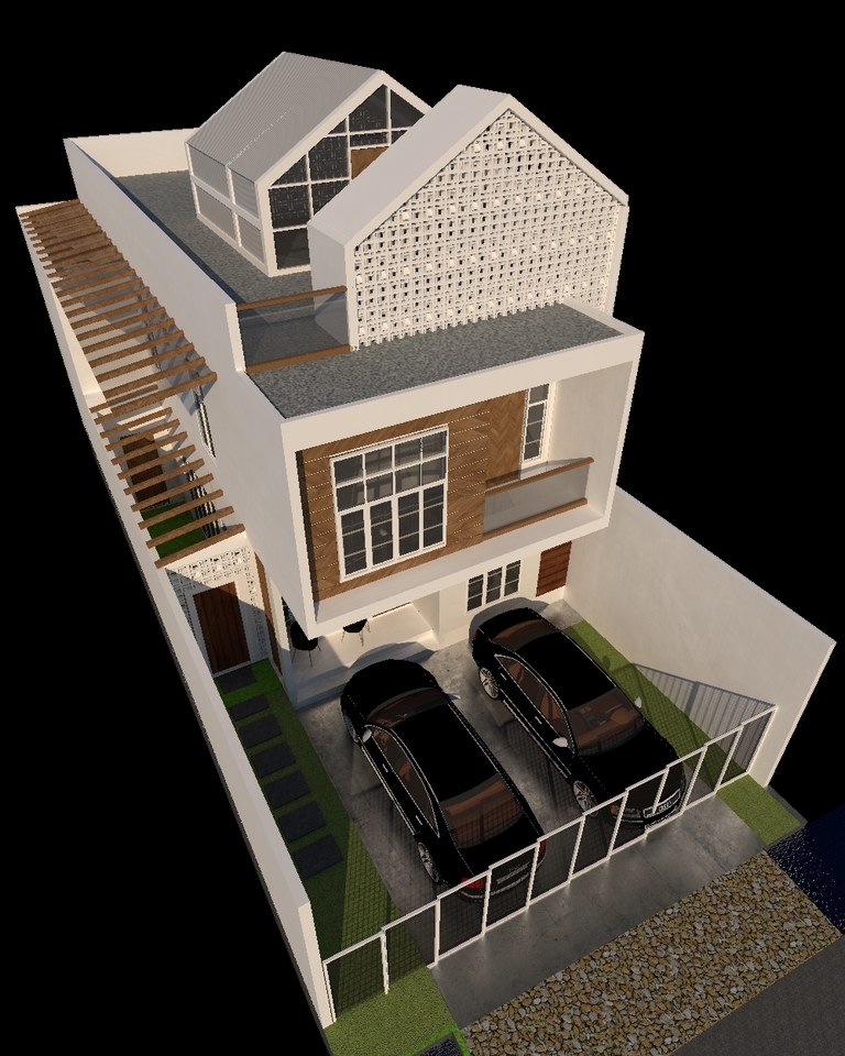 3D & Perspektif - Jasa Desain Interior Rumah, Restoran, Booth, Cafe, atau Kos-kosan - 30