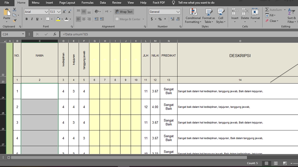 Entri Data - Entri Data Dari PDF/ Image ke Microsoft Excel/ Word - 1