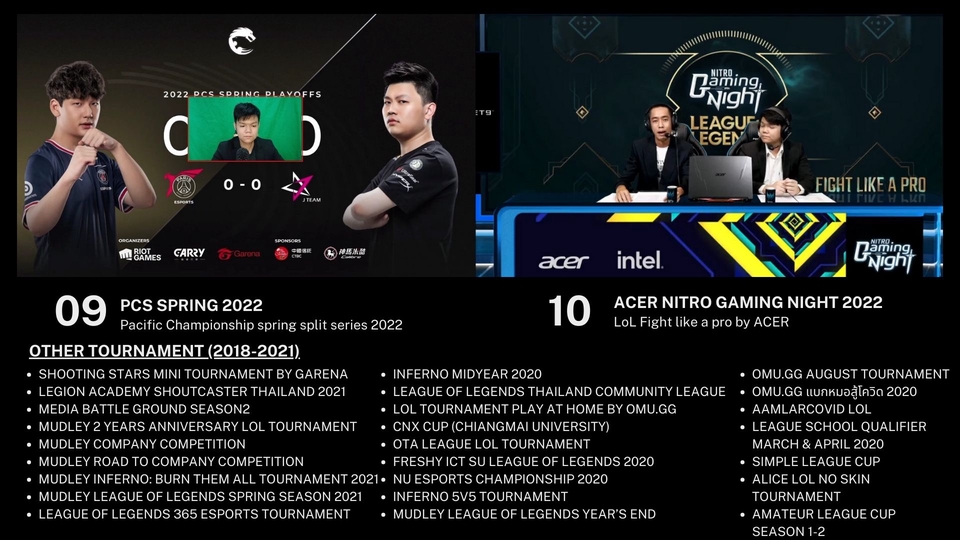อื่นๆ - Shoutcaster / นักพากย์เกมหรือบรรยายเกมมืออาชีพ - 9