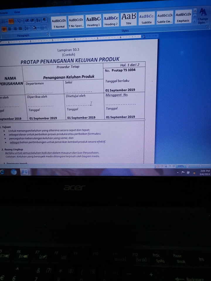 Pengetikan Umum - Jasa Pengetikan Dokumen/Ulang (PDF To Word), Essay, Entri Data (Excel) dan Tugas Kantor. CEPAT!!! - 2