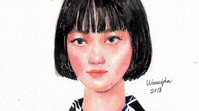 วาดภาพเหมือน Portrait - วาดภาพสีน้ำ watercolor - 1