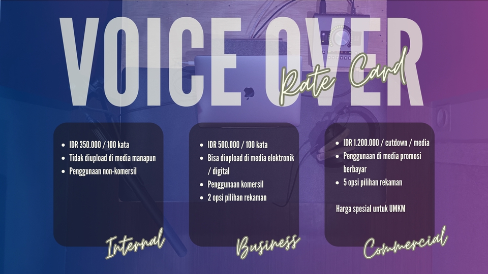 Sulih suara (dubbing, looping) - Voice Over / Pengisi Suara Kualitas BROADCAST, Beres EXPRESS - 3