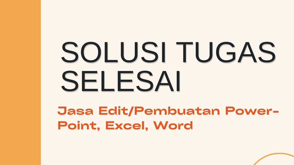 Jasa Pembuatan atau Pengeditan PPT