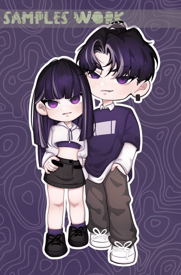 วาดแฟนอาร์ต - รับวาดรูปแฟนอาร์ต Original สไตล์SD จิบิ - 3