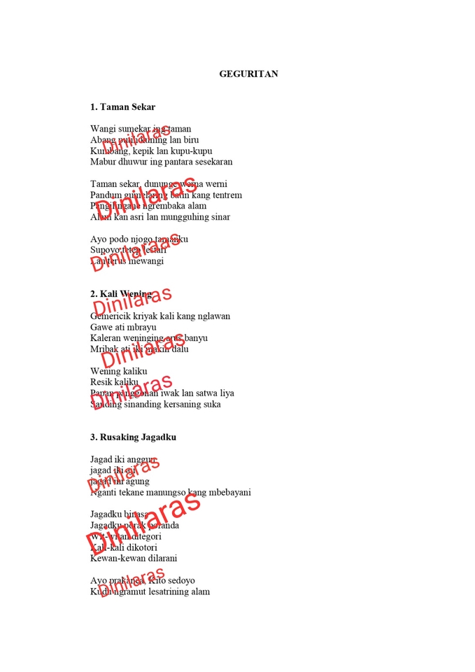 Kursus Online - Belajar Bahasa Jawa - 4