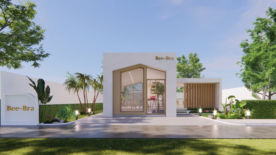 3D Perspective - รับทำภาพ Presentation 3D Perspective งานภายในและภายนอก - 1