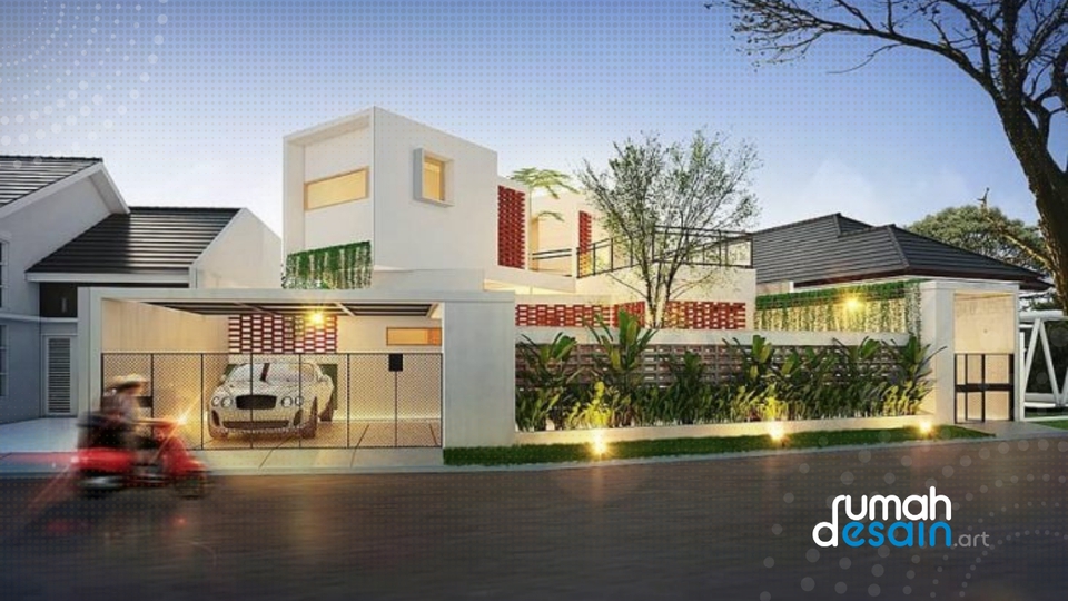 3D & Perspektif - Desain Rumah Modern Minimalis, Cafe, Villa, Restoran. Selesai 1 hari - 18